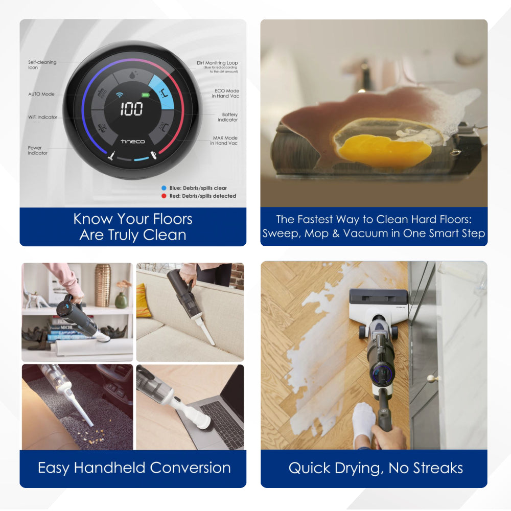 TINECO  Floor One S5 Combo 智能幹濕兩用洗地機 吸塵機