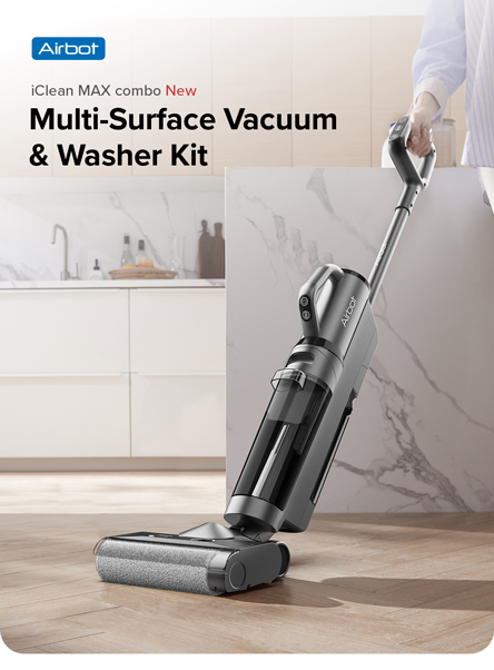 Airbot iClean Max Combo 乾濕掃拖吸塵機