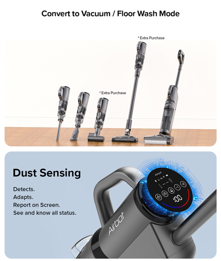 Airbot iClean Max Combo 乾濕掃拖吸塵機