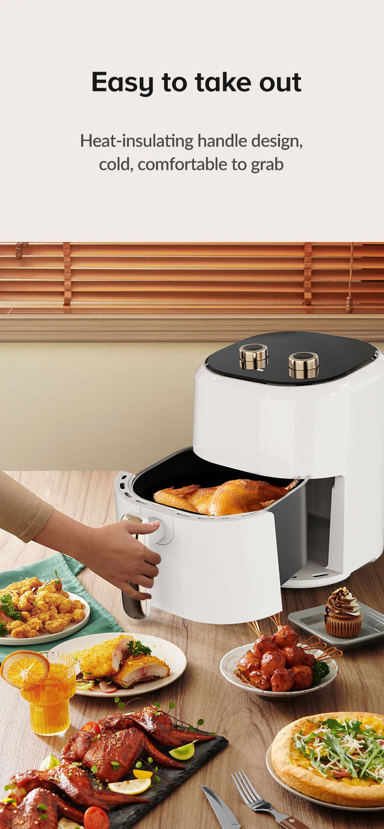 Airbot Air Fryer AF480 White 空氣炸鍋