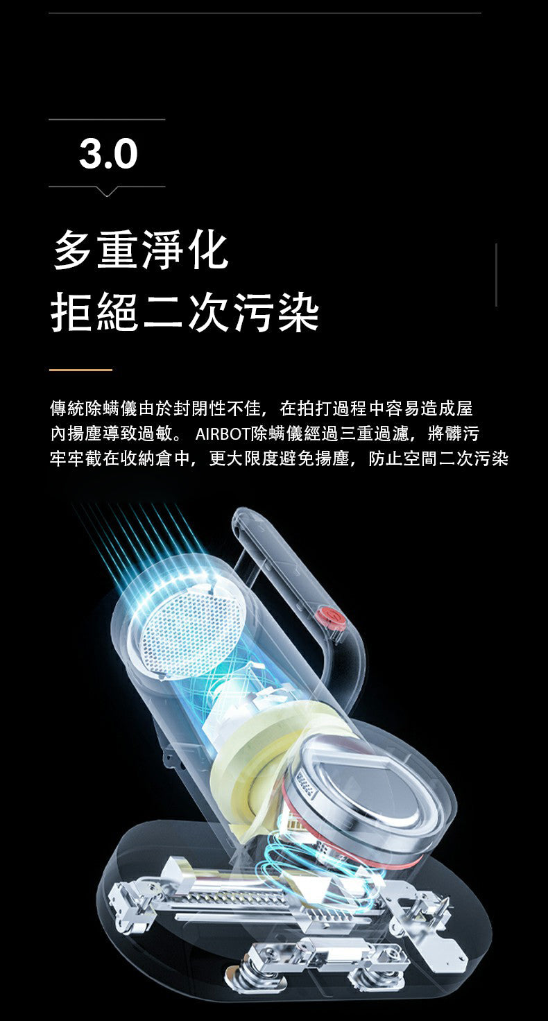 Airbot 除塵除螨吸塵器 紫外線消毒 CM900
