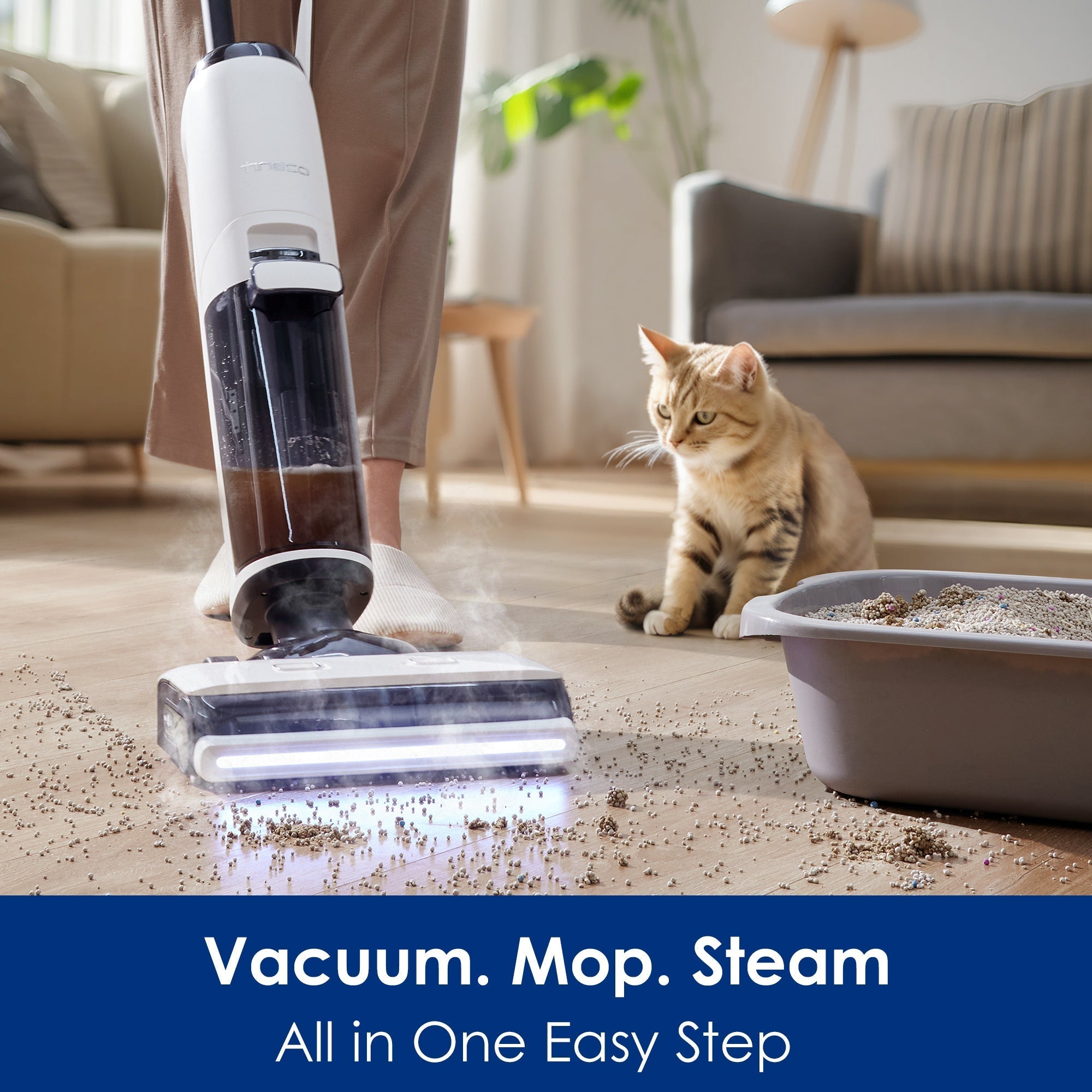 Tineco FLOOR ONE S7 Steam Smart Wet Dry Vacuum Cleaner